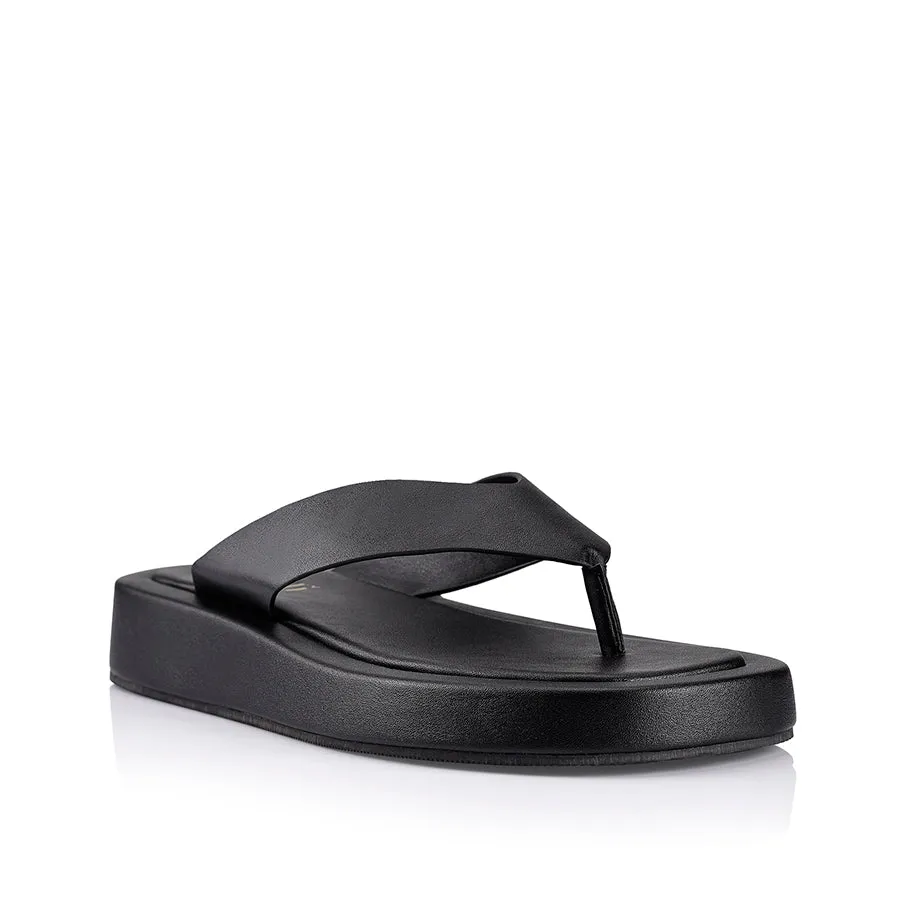 Verali Bouncer II Flatform Thongs Black Smooth sold by Shine On product image thumbnail 3