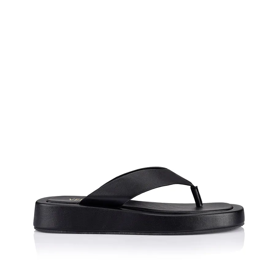 Verali Bouncer II Flatform Thongs Black Smooth sold by Shine On product image thumbnail 4