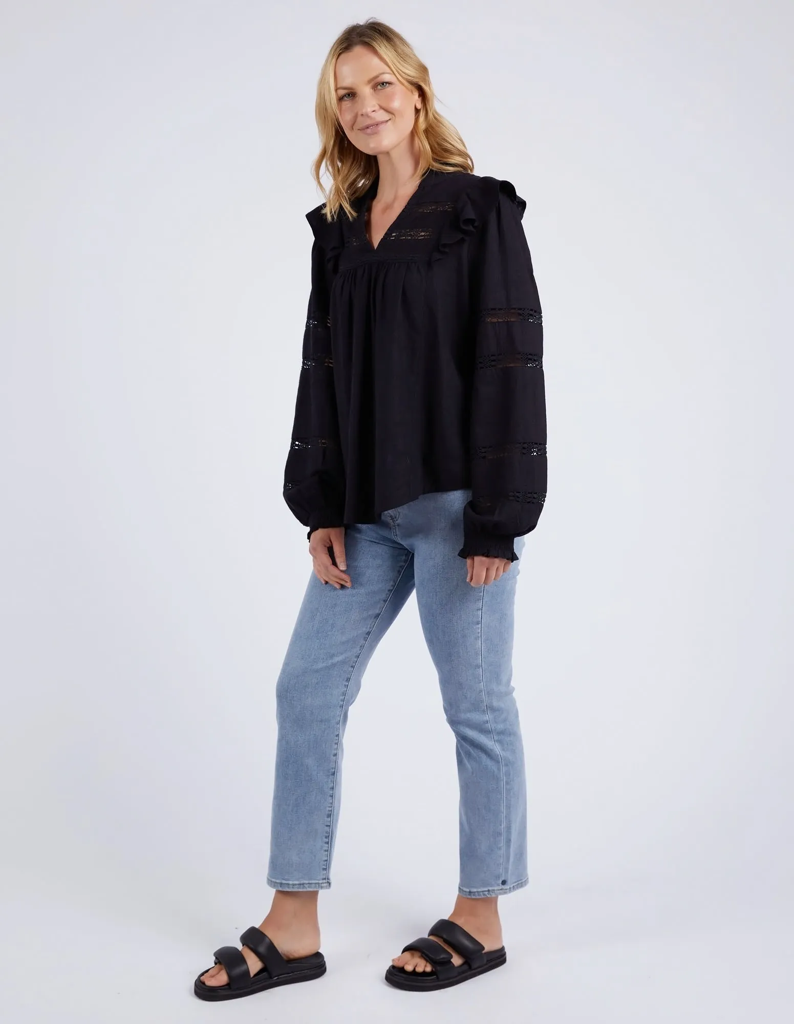 Elm Bonnie Blouse Black sold by Shine On product image thumbnail 4