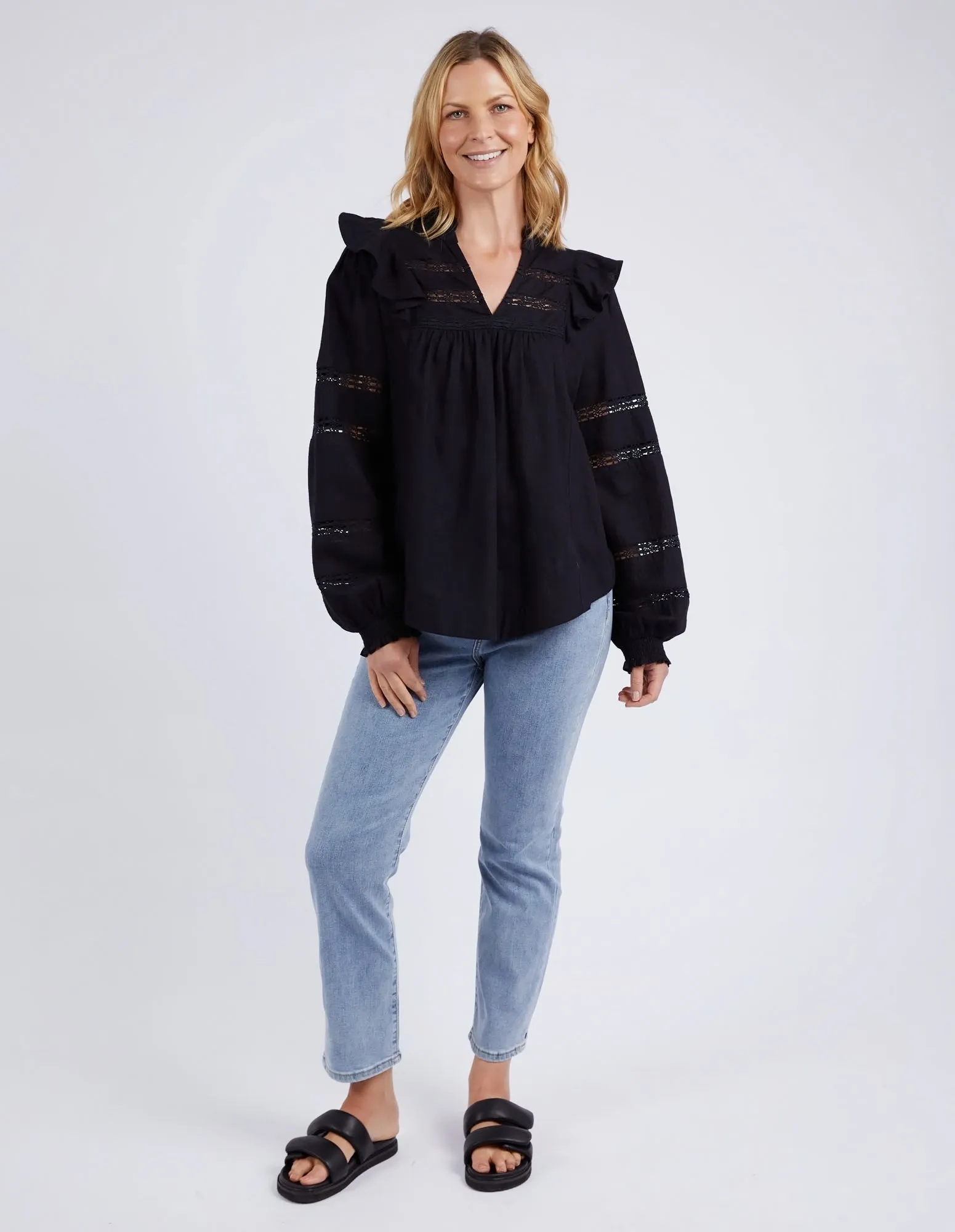 Elm Bonnie Blouse Black sold by Shine On product image thumbnail 3