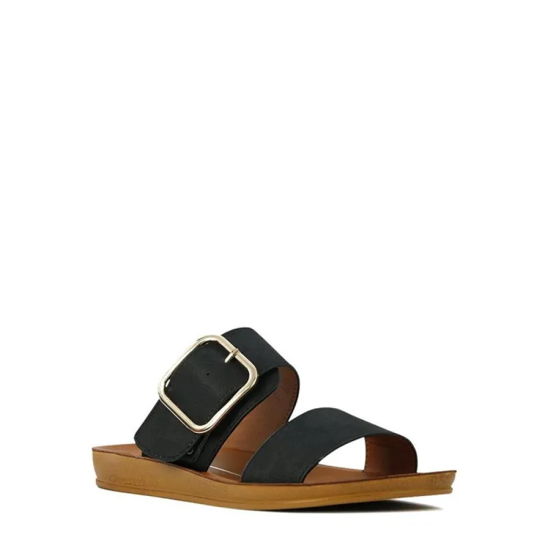 Los Cabos Doti Sandal Black sold by Shine On
