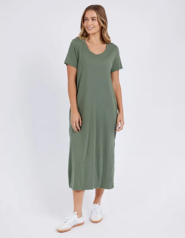 Foxwood Rhythm Dress Khaki sold by Shine On
