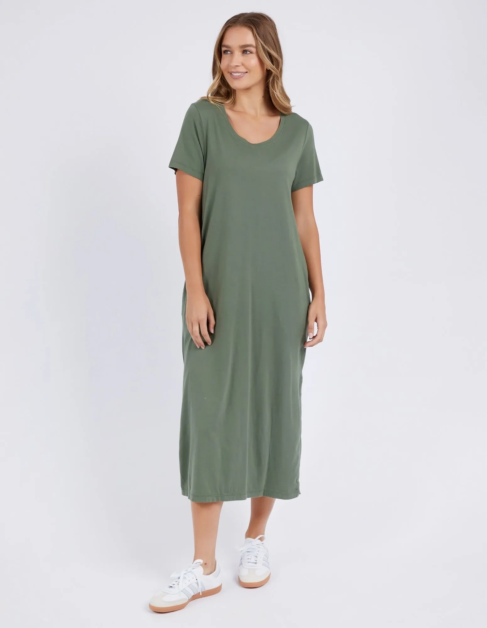 Foxwood Rhythm Dress Khaki sold by Shine On