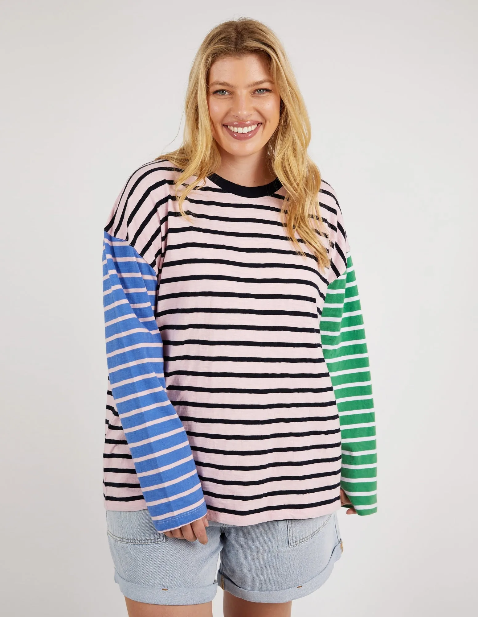 Elm Sally Stripe L/S Tee Pinkaboo sold by Shine On product image thumbnail 4