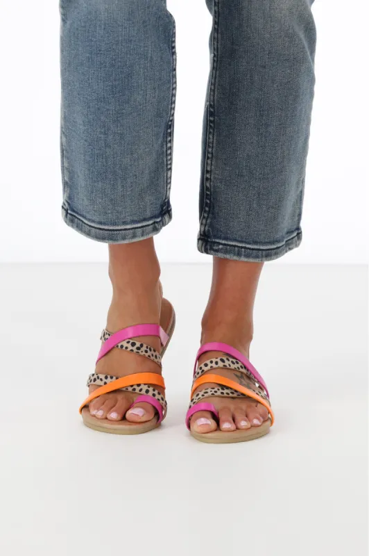 Laguna Quays Kalua Orange/Fuchsia Combo sold by Shine On