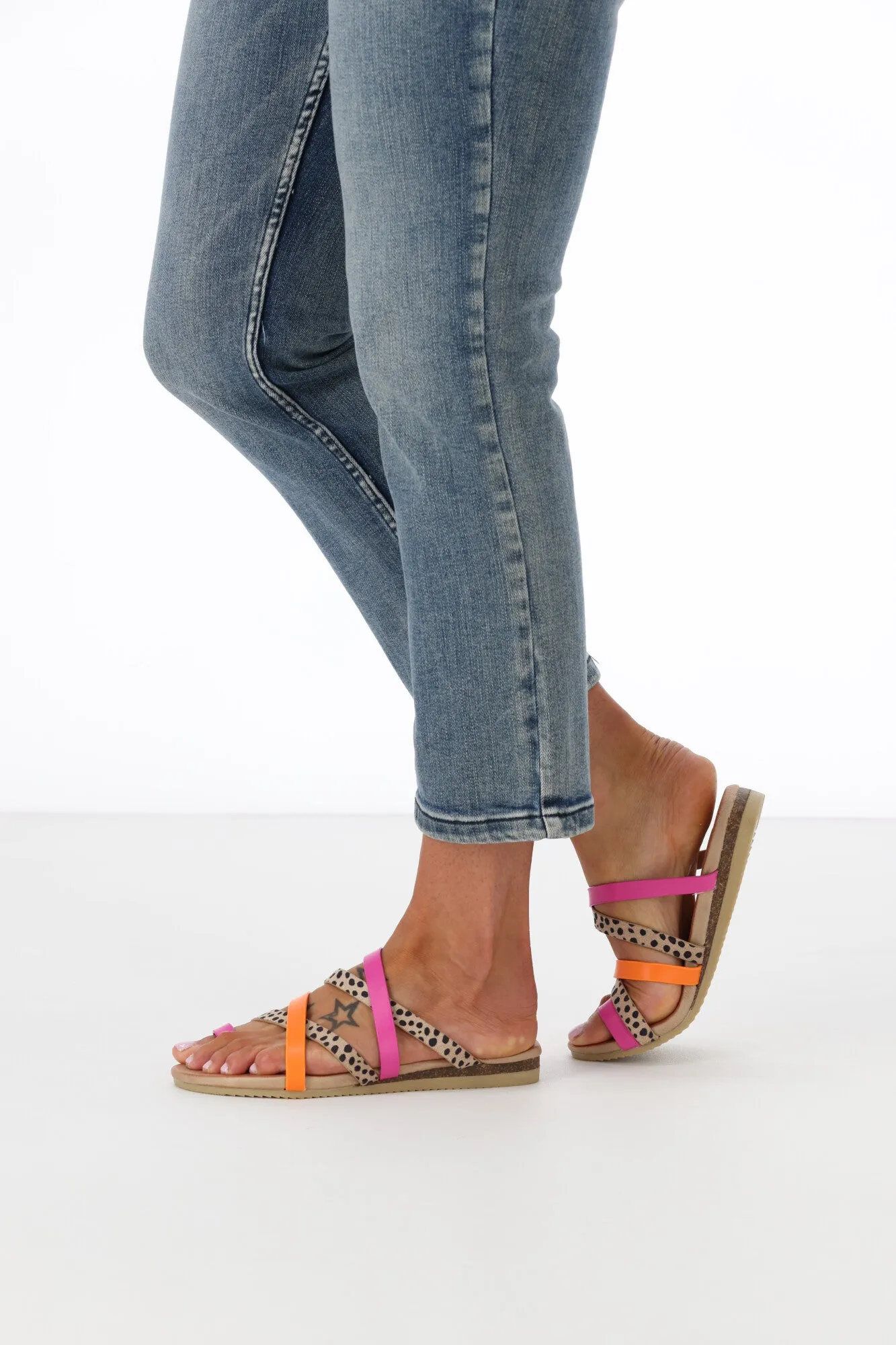 Laguna Quays Kalua Orange/Fuchsia Combo sold by Shine On product image thumbnail 4