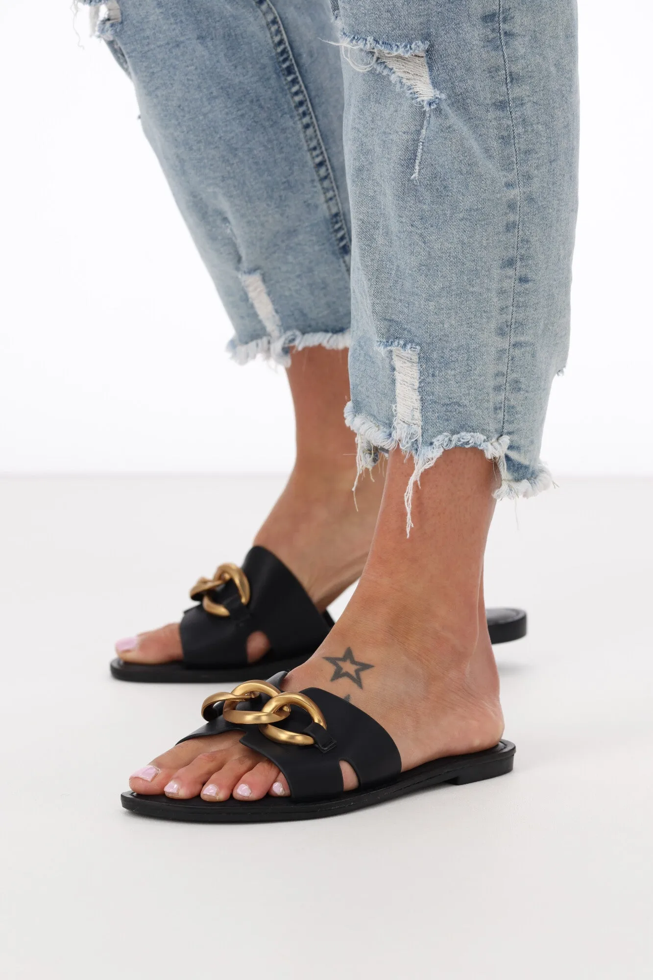 Los Cabos Maiz Sandal Black sold by Shine On product image thumbnail 2