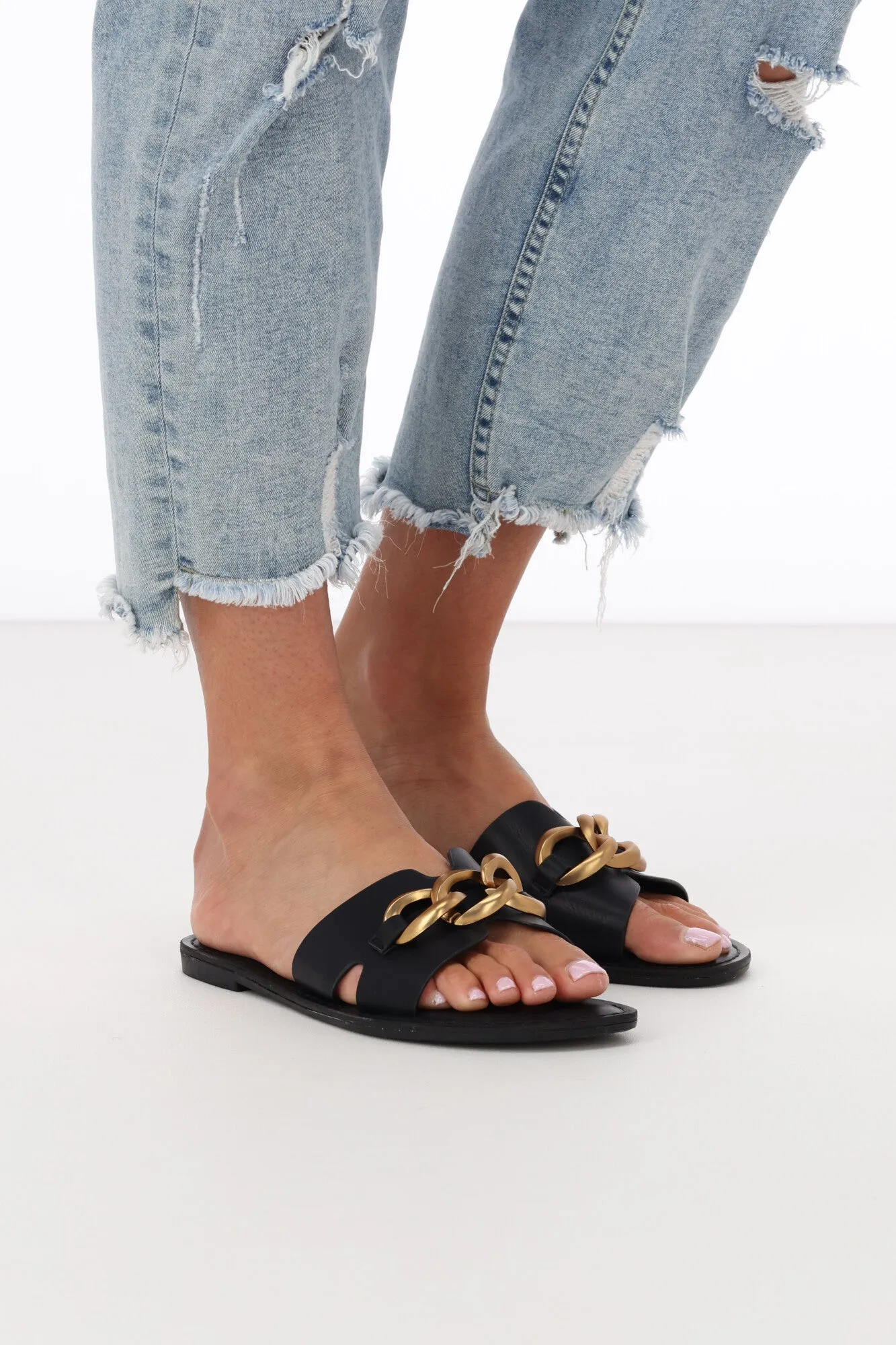 Los Cabos Maiz Sandal Black sold by Shine On product image thumbnail 4