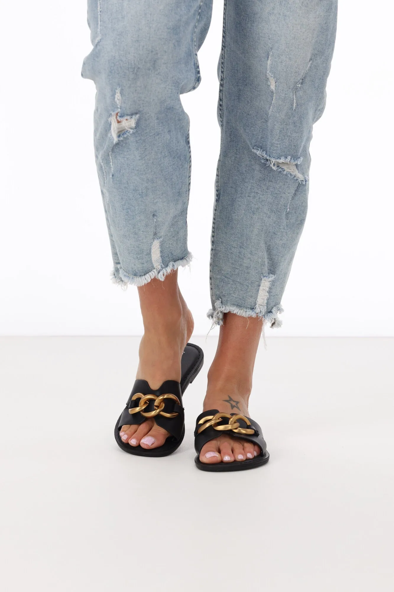 Los Cabos Maiz Sandal Black sold by Shine On product image thumbnail 3