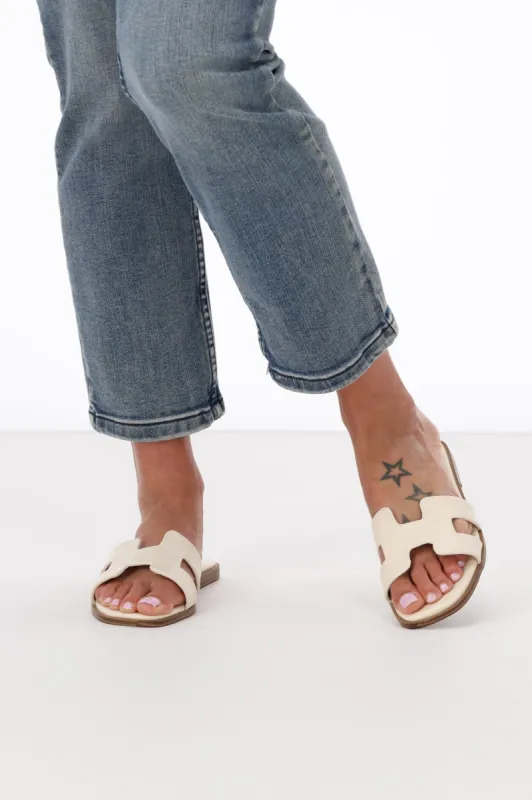 Los Cabos Hacette Sandal Bone sold by Shine On