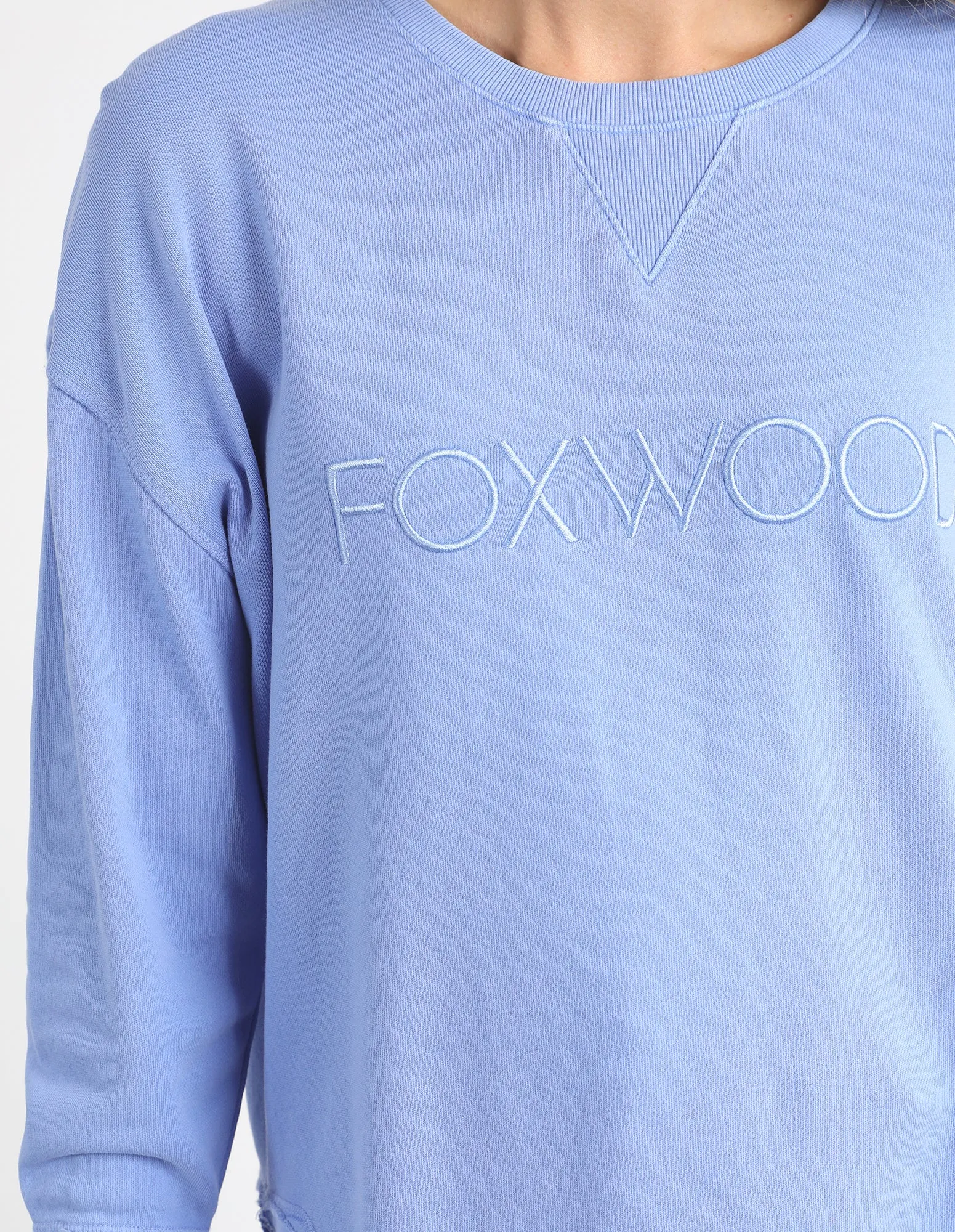 Foxwood Neon Simplified Crew Neon Blue sold by Shine On product image thumbnail 2