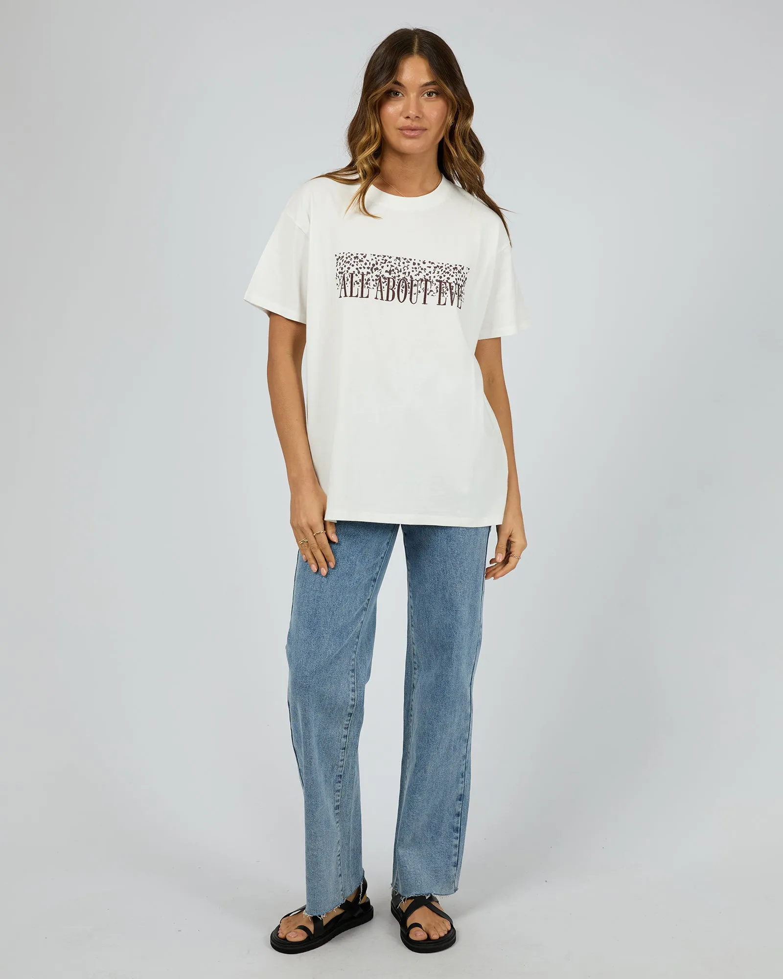 All About Eve Rhi Standard Tee Vintage White sold by Shine On product image thumbnail 3
