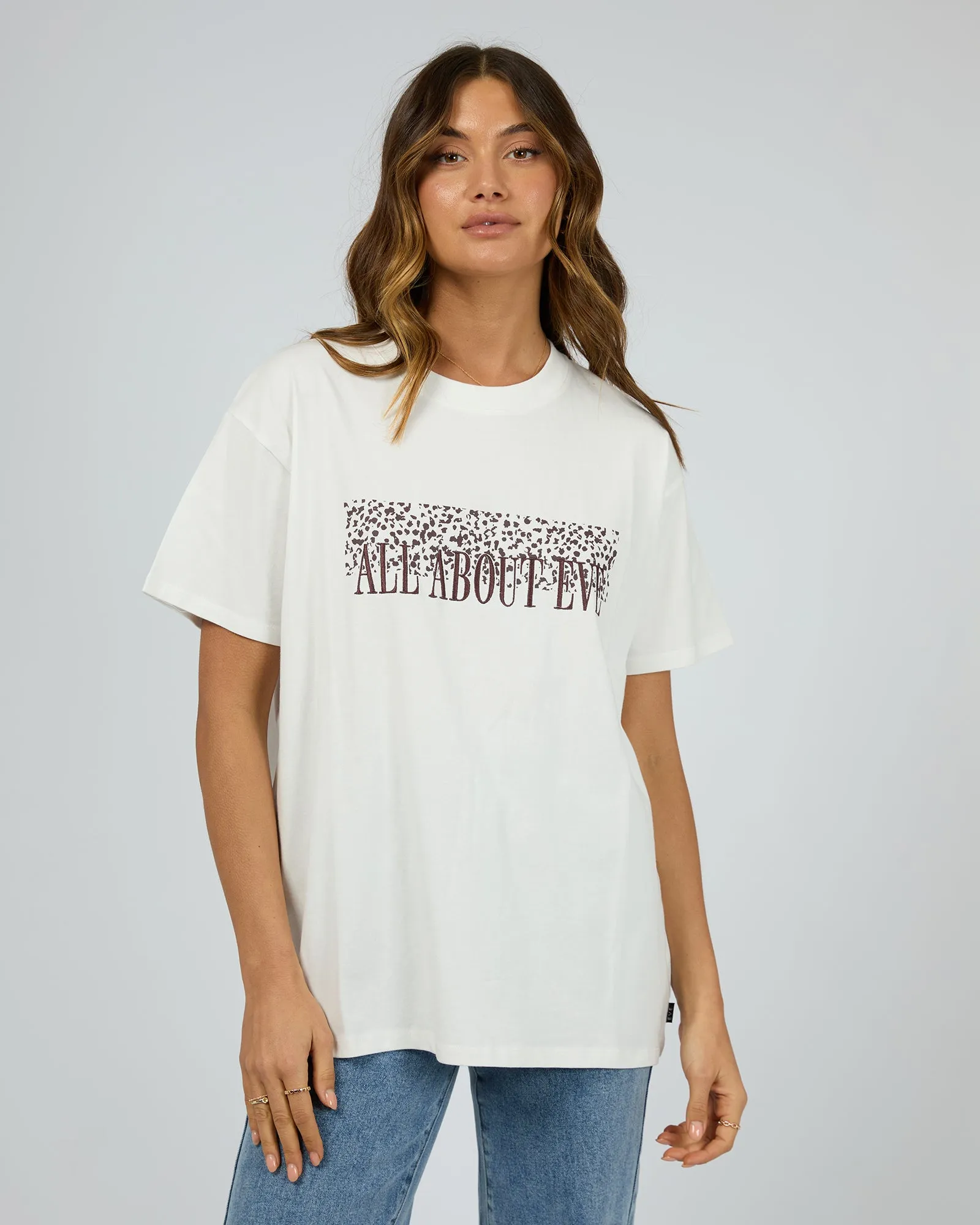 All About Eve Rhi Standard Tee Vintage White sold by Shine On