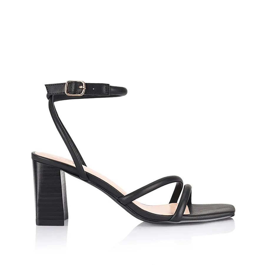 Verali Nadia Block Heel Sandals Black sold by Shine On product image thumbnail 4