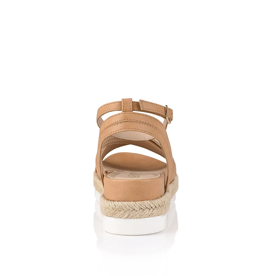 Verali Dezzie Footbed Sandals Caramel Softee sold by Shine On product image thumbnail 4