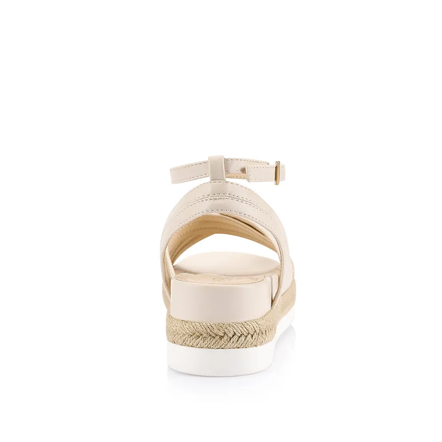 Verali Dezzie Footbed Sandals Bone Softee sold by Shine On product image thumbnail 4