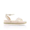 Verali Dezzie Footbed Sandals Bone Softee sold by Shine On