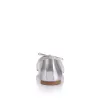 Verali Ballerina Ballet Flats Silver Smooth sold by Shine On