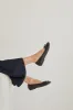 Verali Ballerina Ballet Flats Black Smooth sold by Shine On