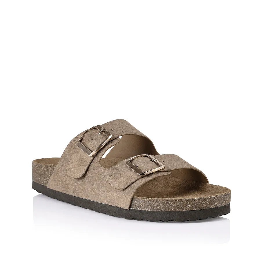 Verali Xylo Footbed Slides Taupe Micro sold by Shine On product image thumbnail 2