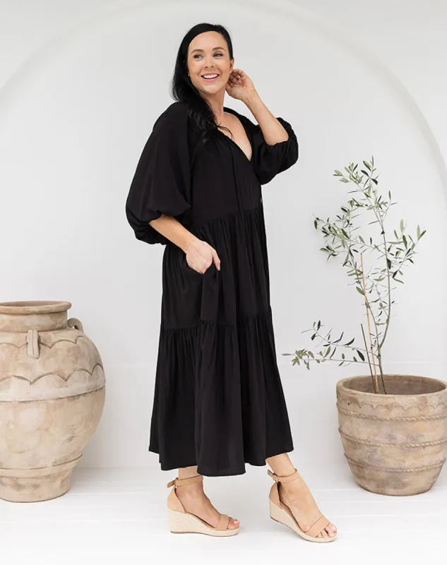 Bee Maddison Jackson Dress Black sold by Shine On