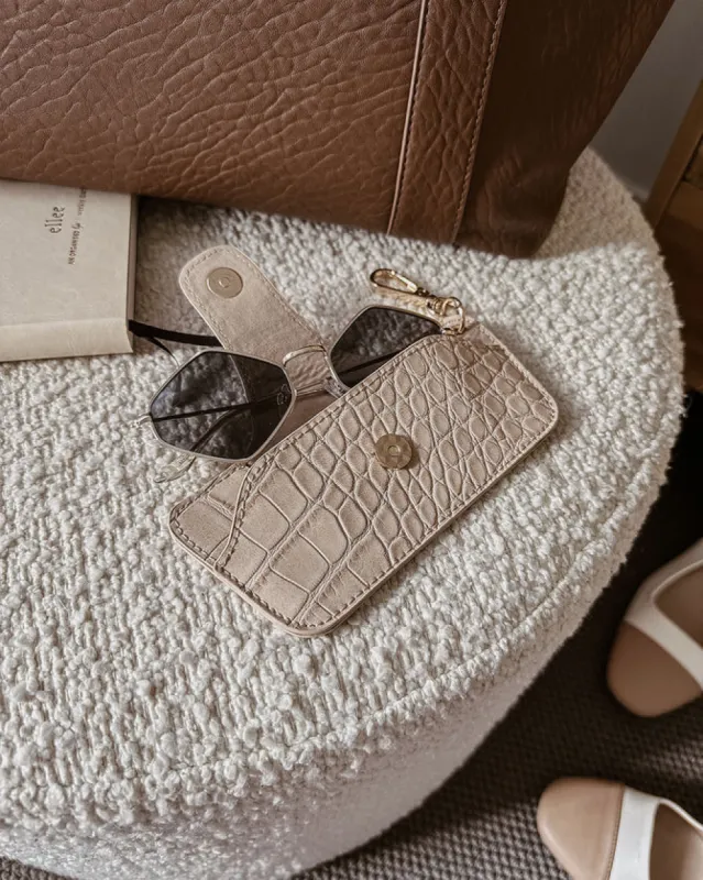 Louenhide Skittle Sunglasses Case Croc Butter sold by Shine On