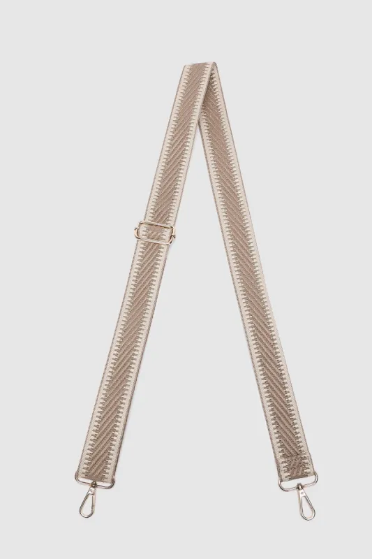 Louenhide Kiki Webbing Guitar Strap Coffee made by Shine On