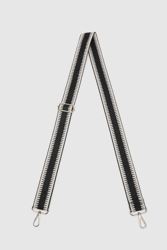 Louenhide Kiki Webbing Guitar Strap Black sold by Shine On