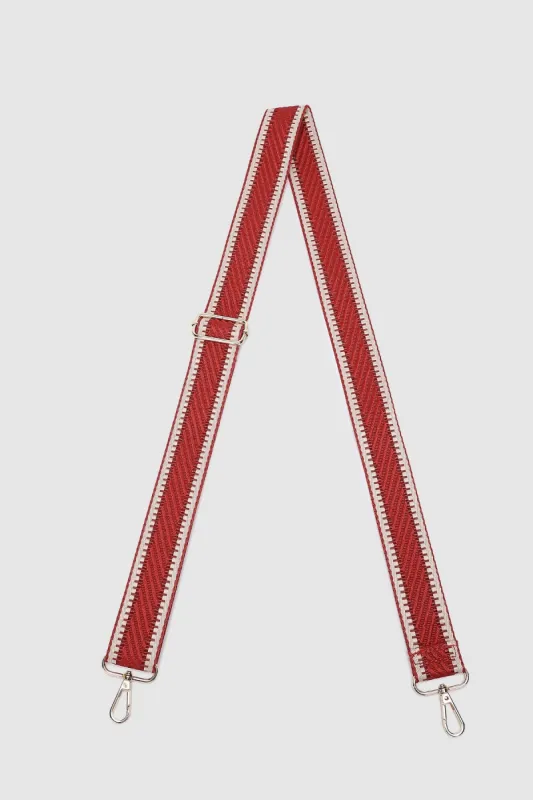 Louenhide Kiki Webbing Guitar Strap Red sold by Shine On
