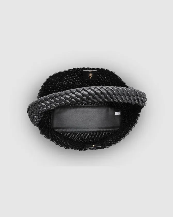 Louenhide Gabby Woven Shoulder Bag Black sold by Shine On product image thumbnail 4