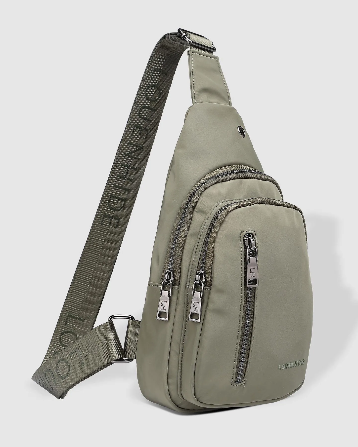 Louenhide Boyd Nylon Sling Bag Khaki sold by Shine On product image thumbnail 3