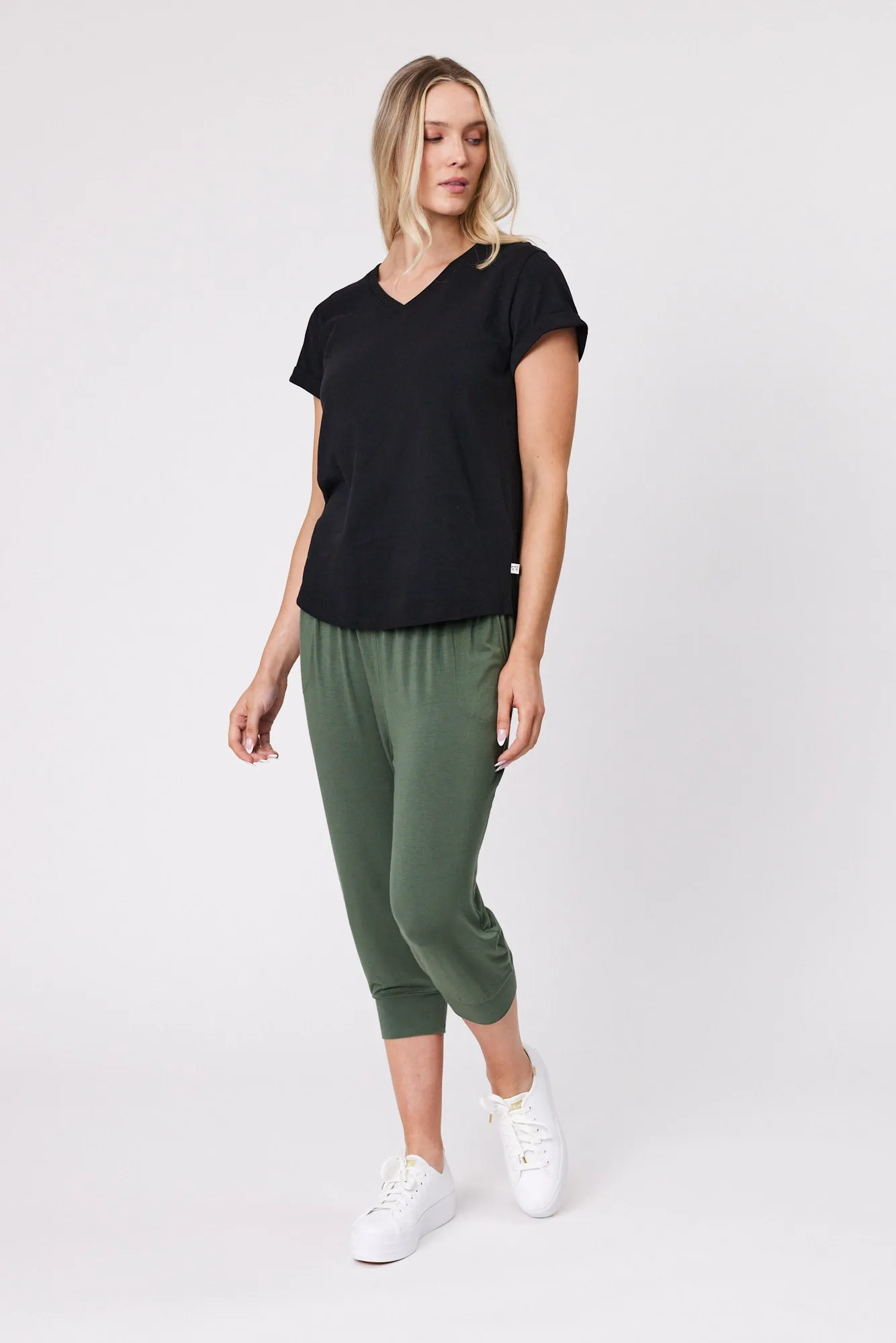 Shine On Essentials V Tee Black sold by Shine On product image thumbnail 5