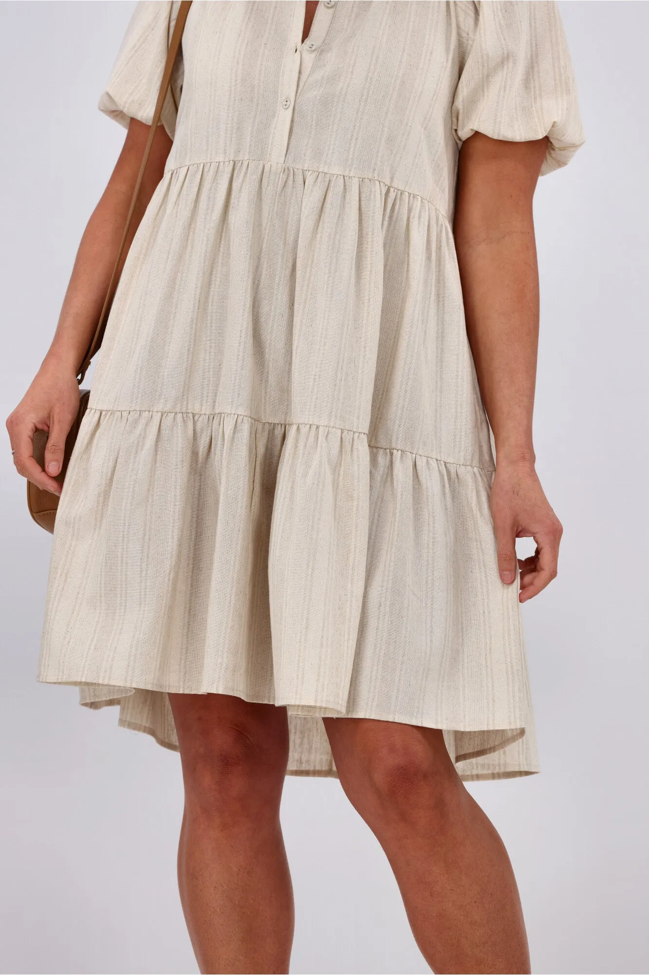 Sass Saba Dress Natural Stripe sold by Shine On product image thumbnail 4
