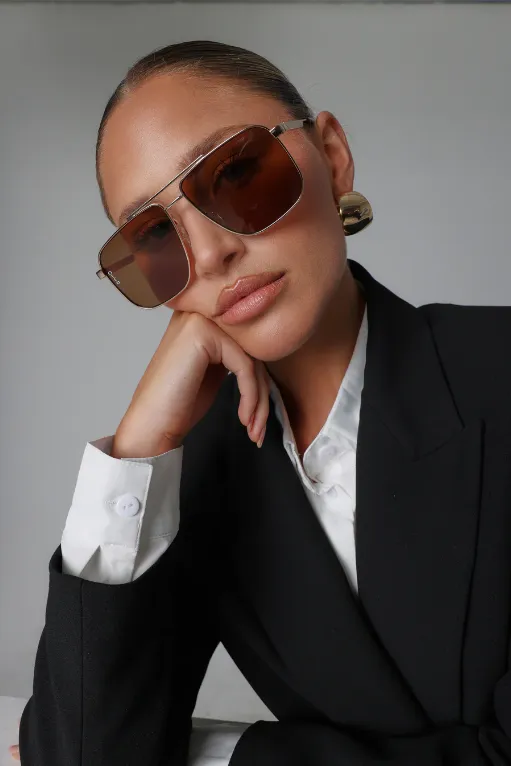 Otra Sorrento Sunglasses Brown Gold sold by Shine On product image thumbnail 2