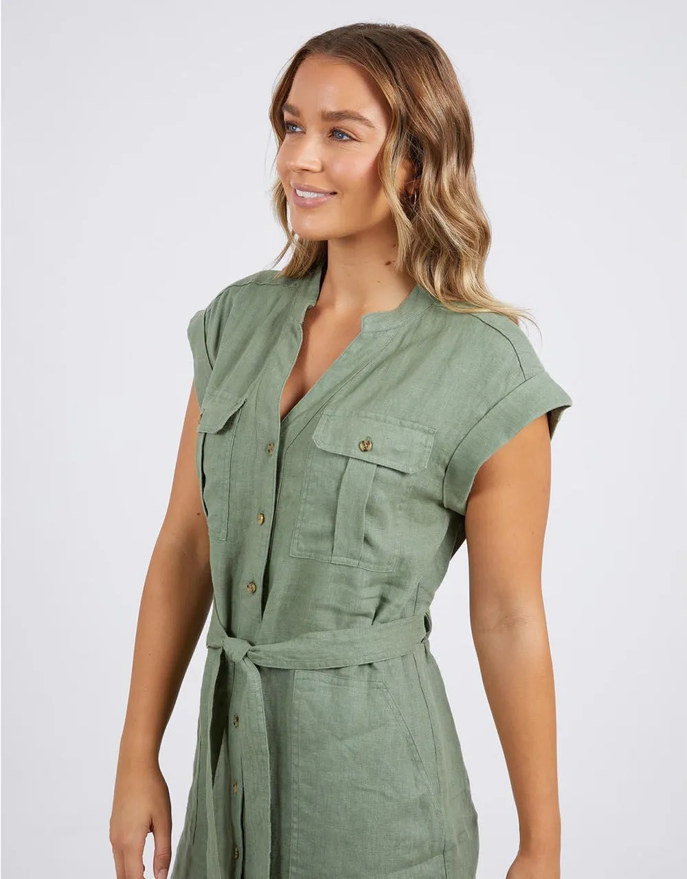 Foxwood Harlow Dress Khaki sold by Shine On product image thumbnail 4