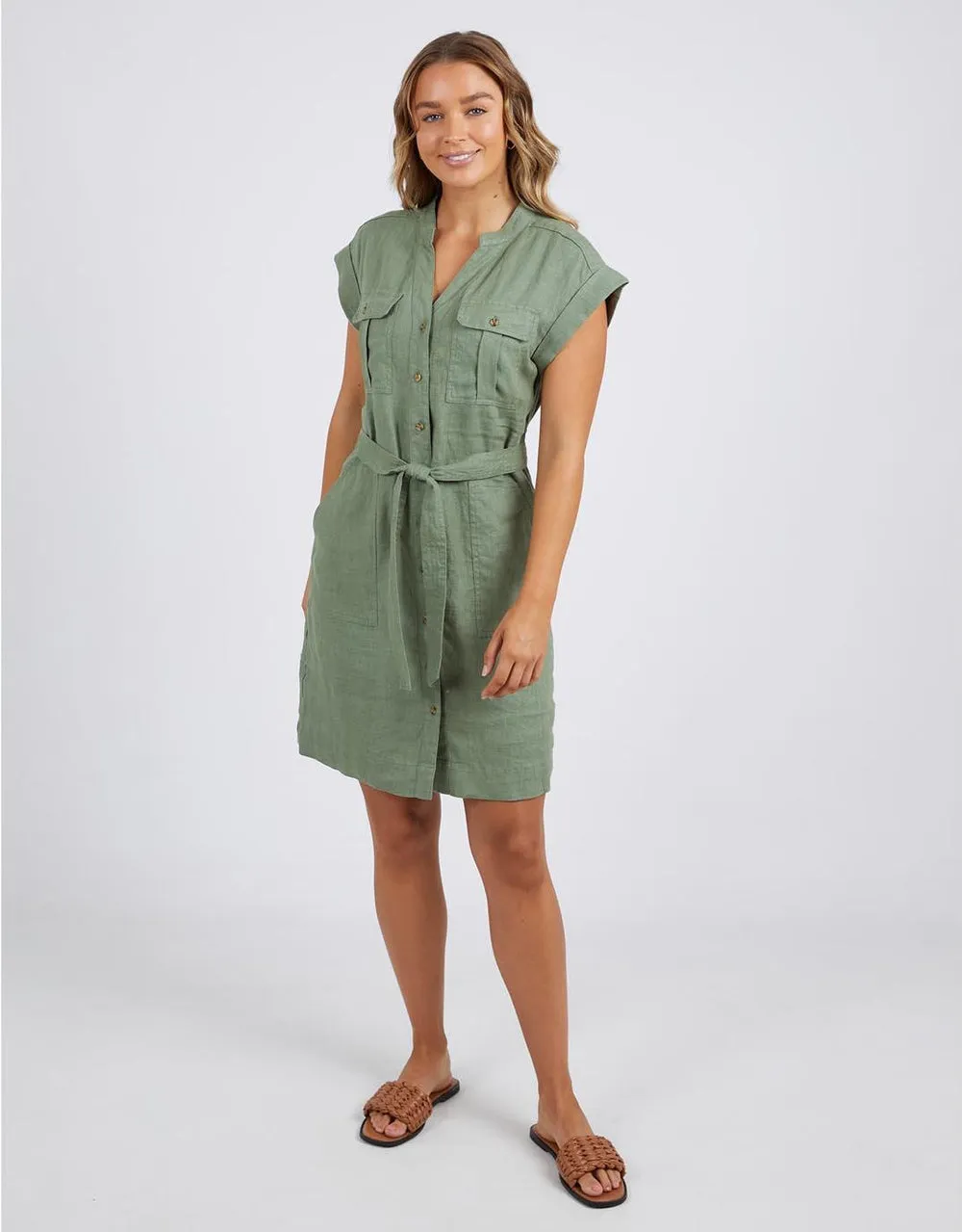 Foxwood Harlow Dress Khaki sold by Shine On product image thumbnail 3