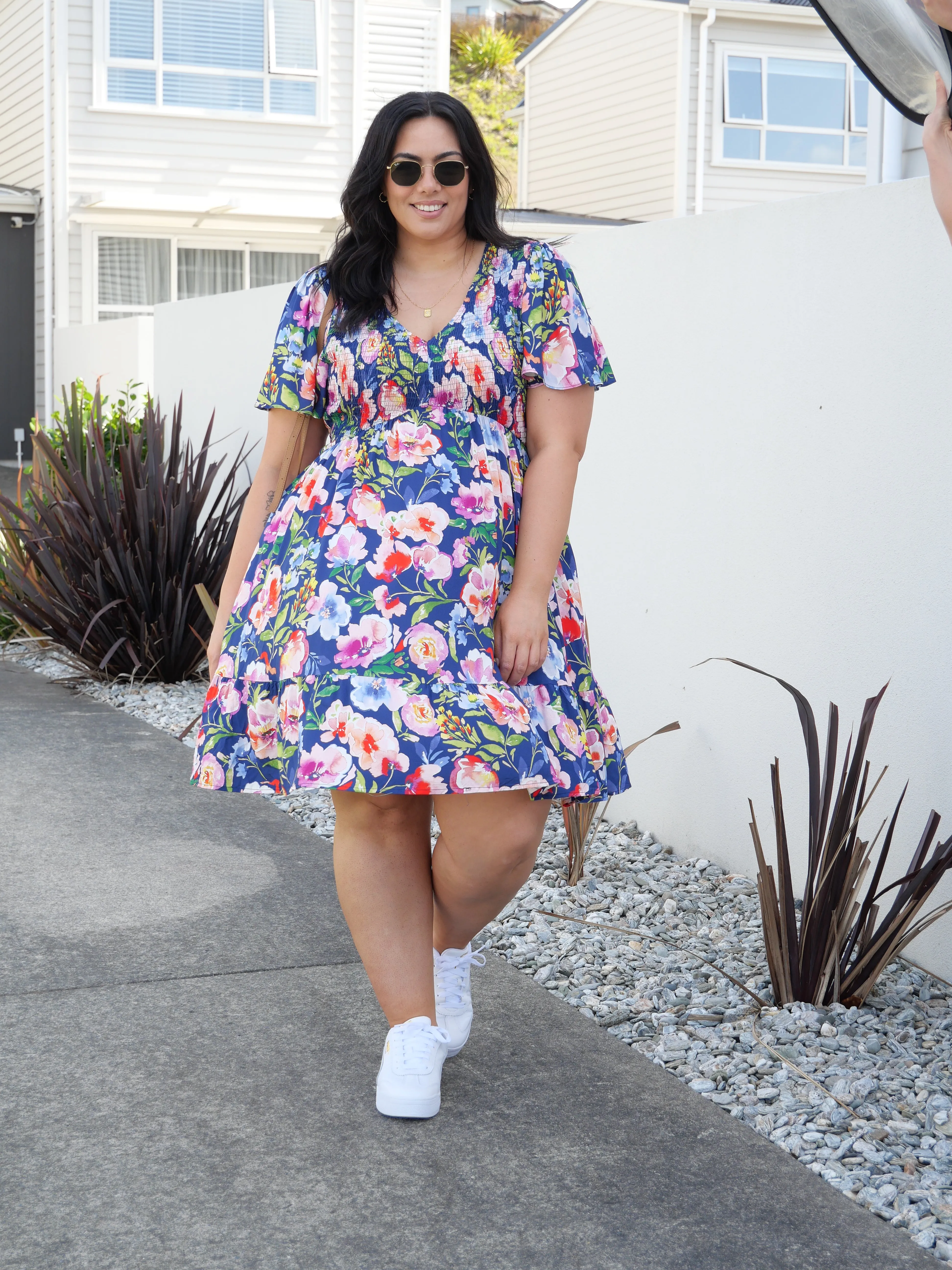 Sunday Boho Briar Dress Navy Floral sold by Shine On