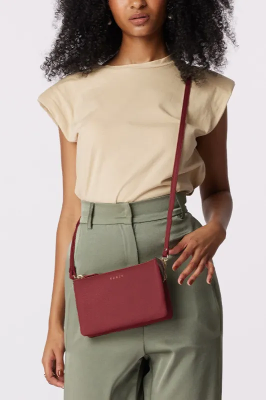 Saben Tilly Crossbody Bag Cherry sold by Shine On