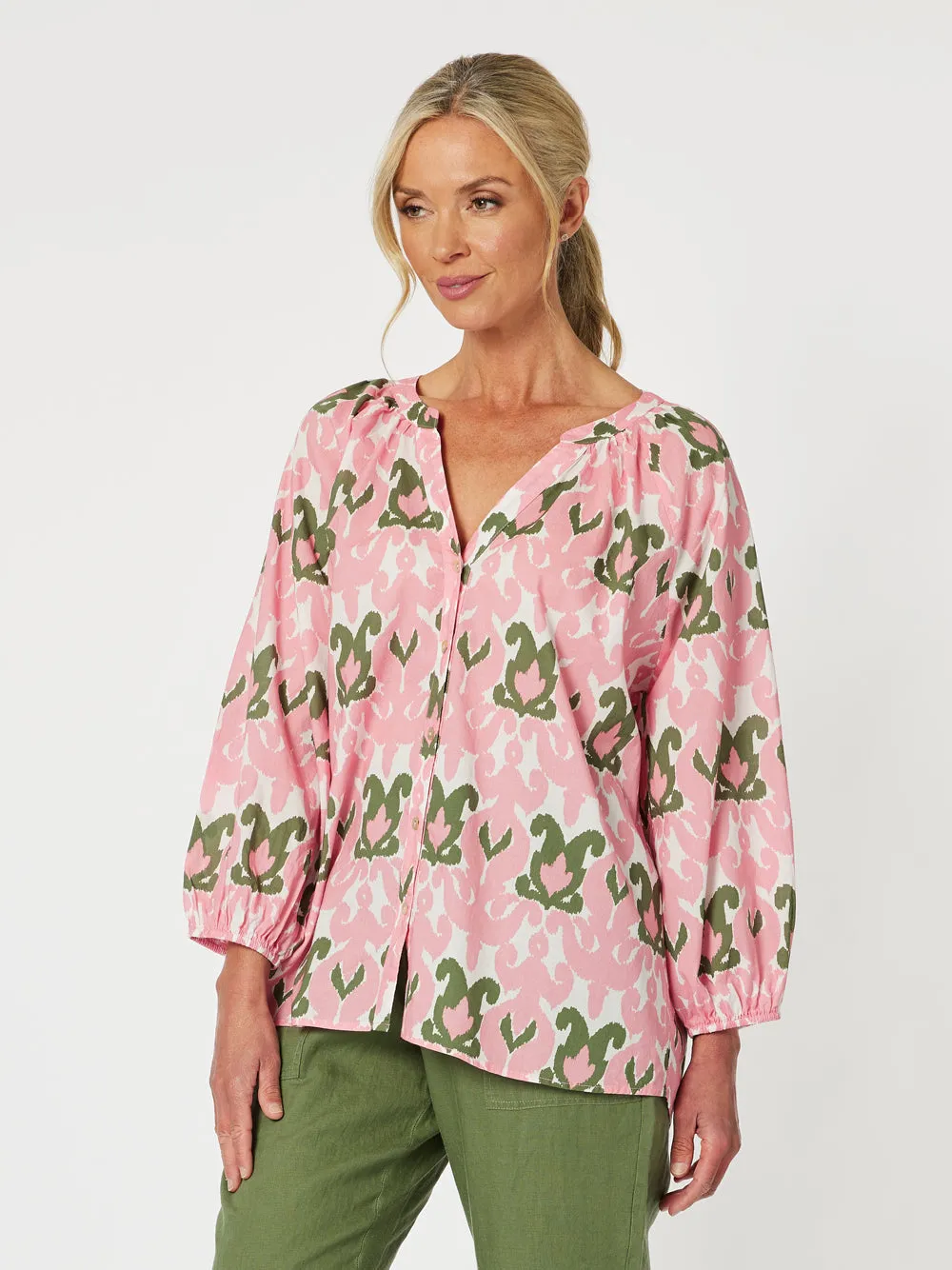 Gordon Smith Abby Cotton Top Coral sold by Shine On product image thumbnail 2