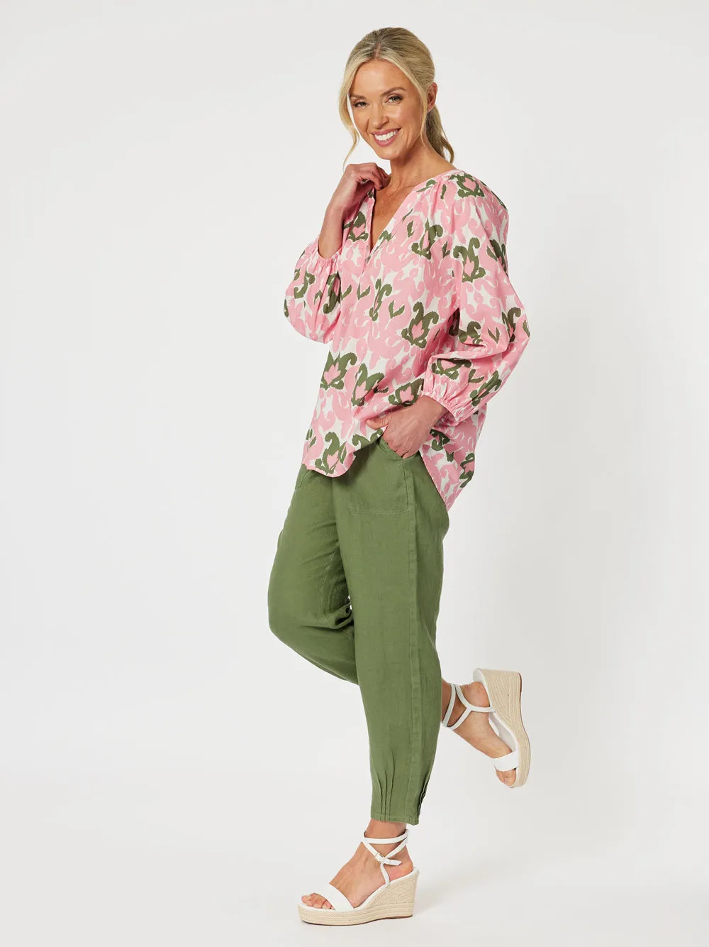 Gordon Smith Abby Cotton Top Coral sold by Shine On product image thumbnail 4