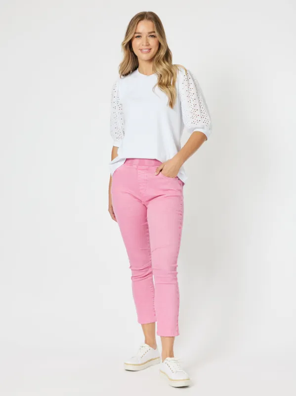 Threadz Bella Strech Jean Pink sold by Shine On