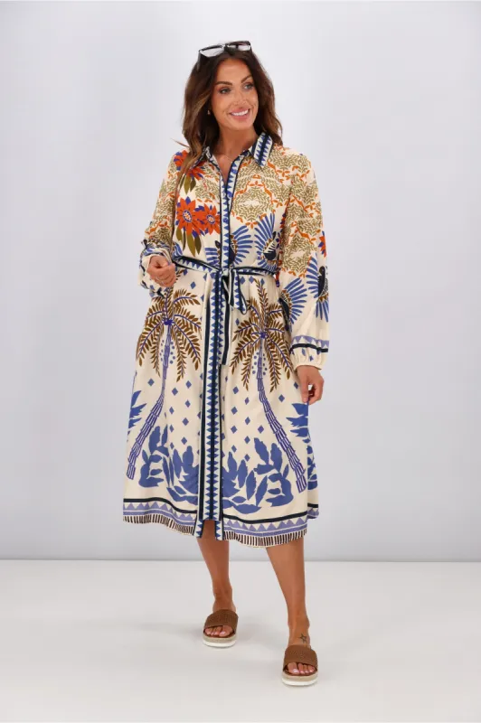 Joop & Gypsy Tropical Sagrada Midi Dress sold by Shine On