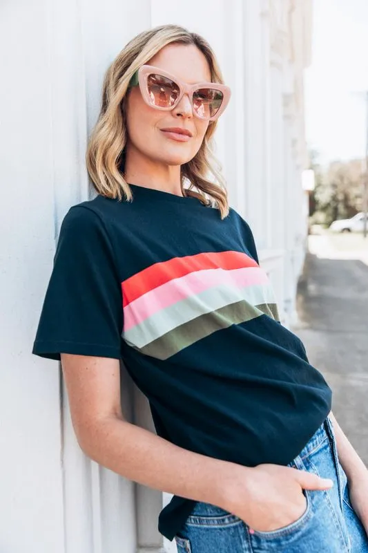 Elm Terra Tee Navy and White Stripe sold by Shine On product image thumbnail 3