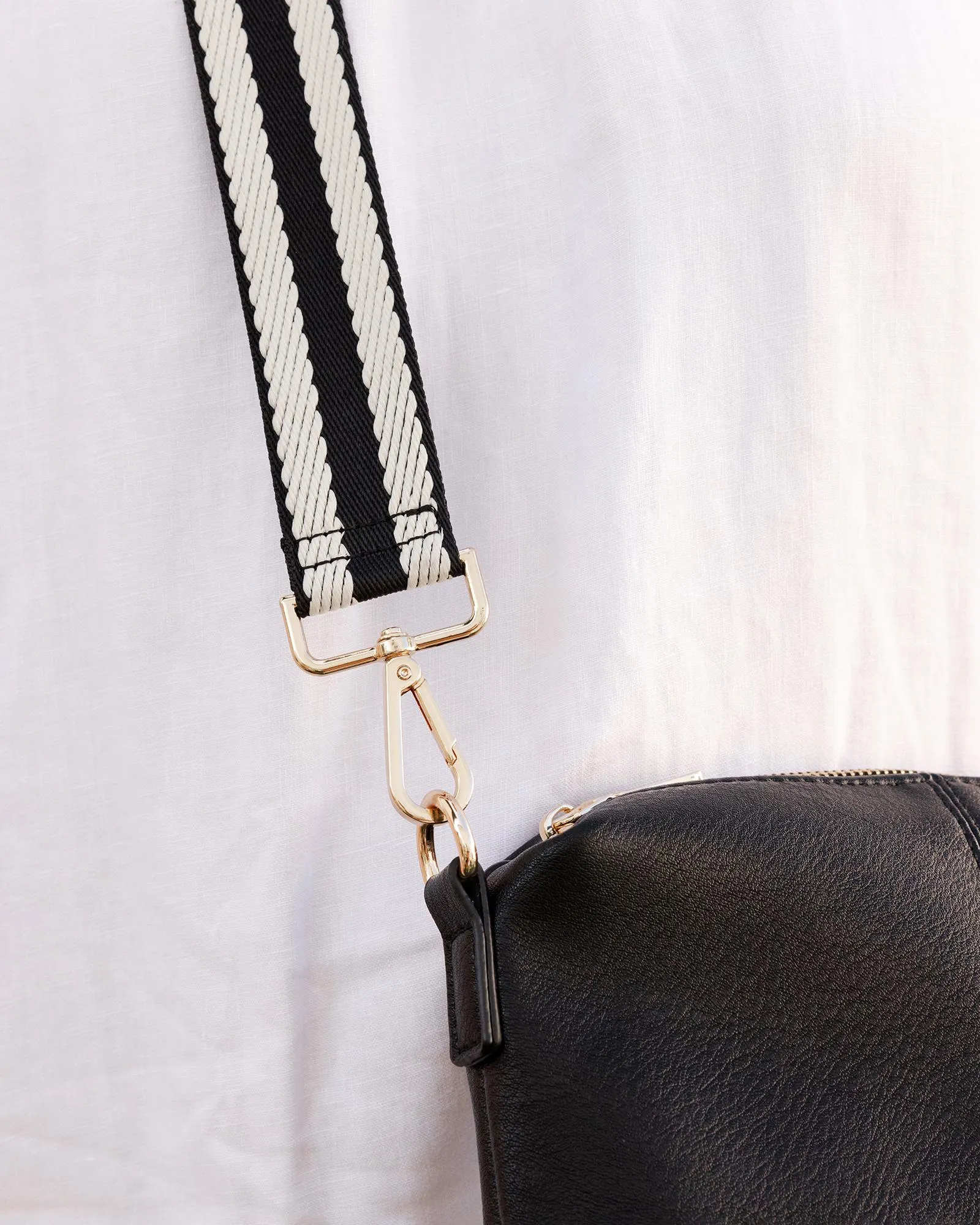 Louenhide Stripe Webbing Guitar Strap Black sold by Shine On product image thumbnail 2