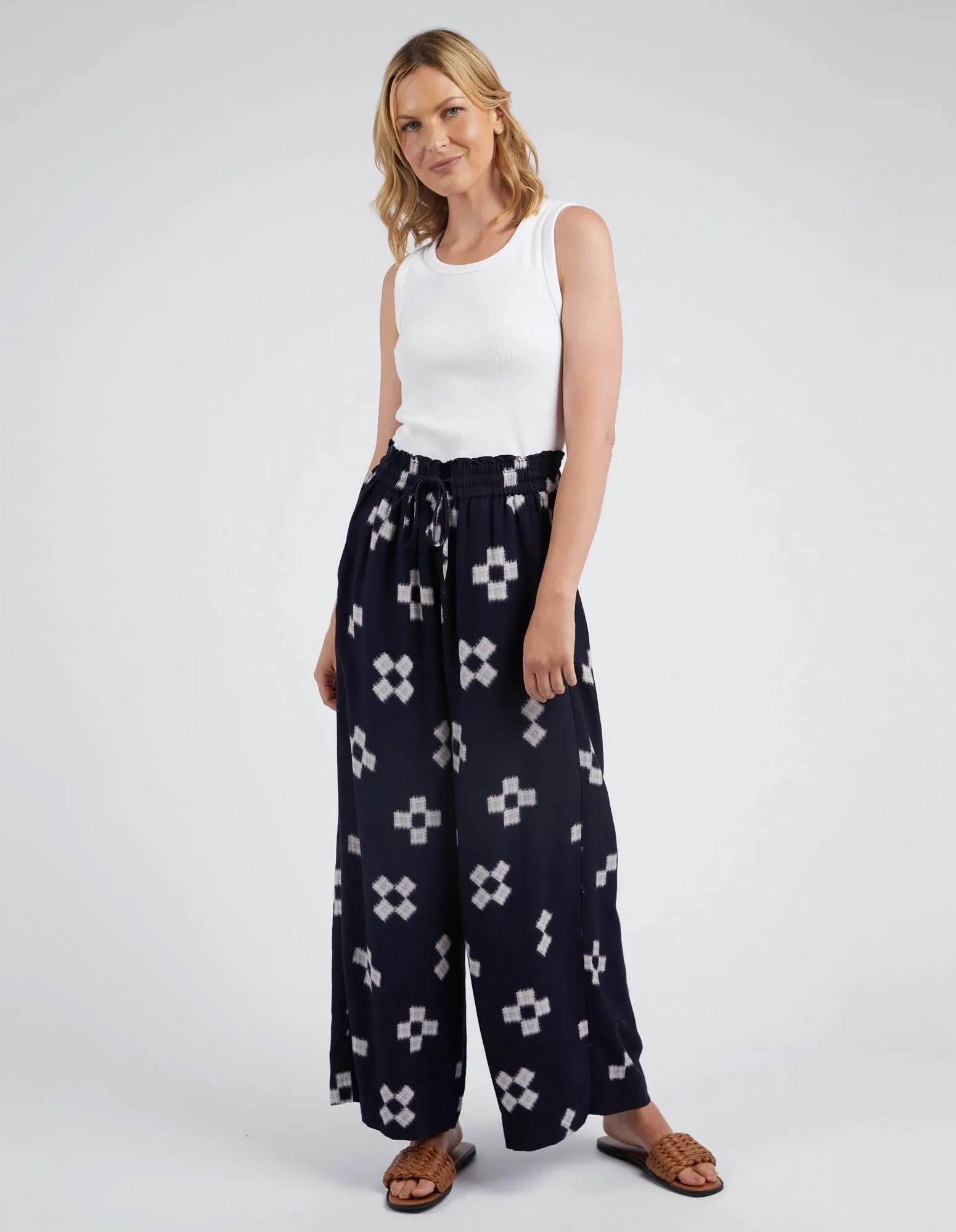 Elm Positano Pant Navy Print sold by Shine On product image thumbnail 5