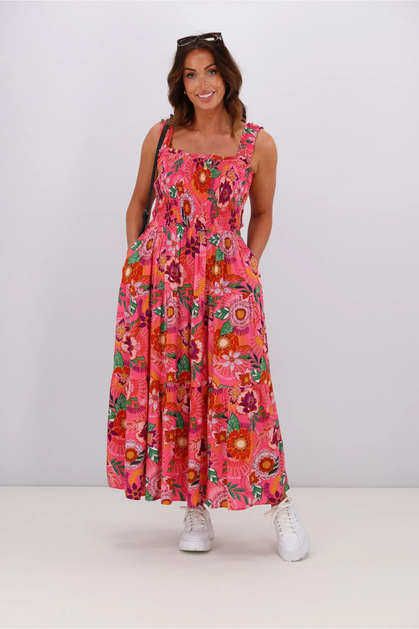 Dreamcatcher Kathleen Slip Maxi Dress Pink sold by Shine On product image thumbnail 3