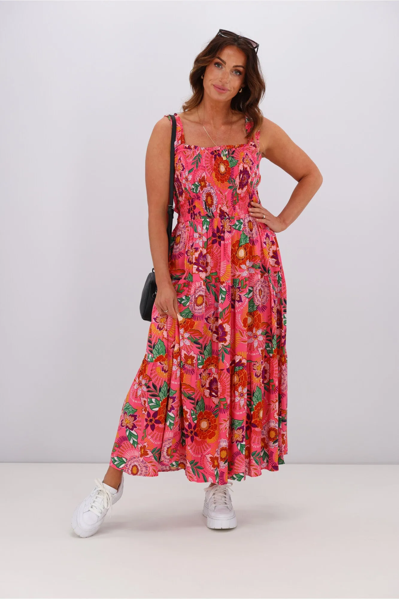 Dreamcatcher Kathleen Slip Maxi Dress Pink sold by Shine On