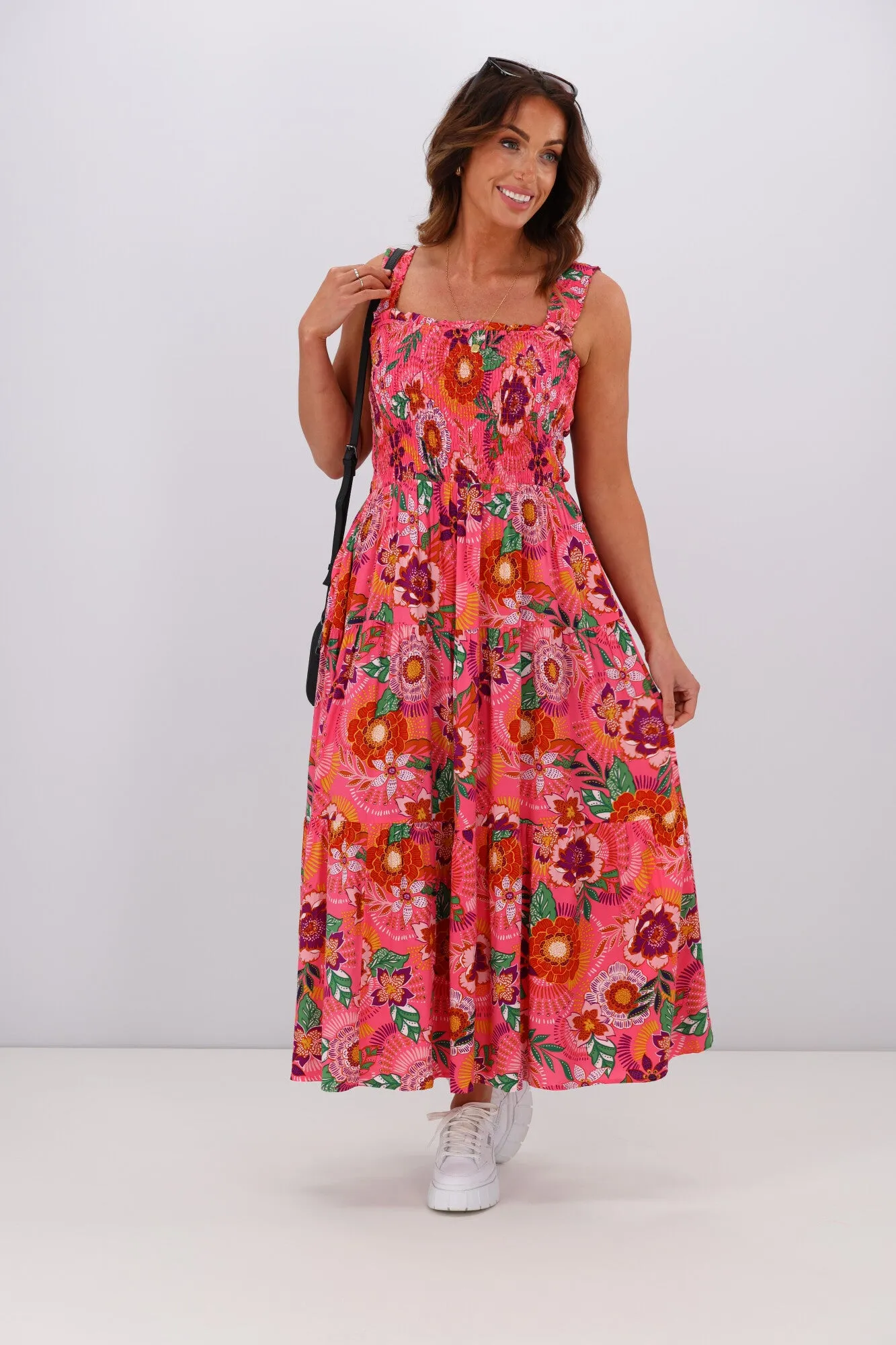 Dreamcatcher Kathleen Slip Maxi Dress Pink sold by Shine On product image thumbnail 4