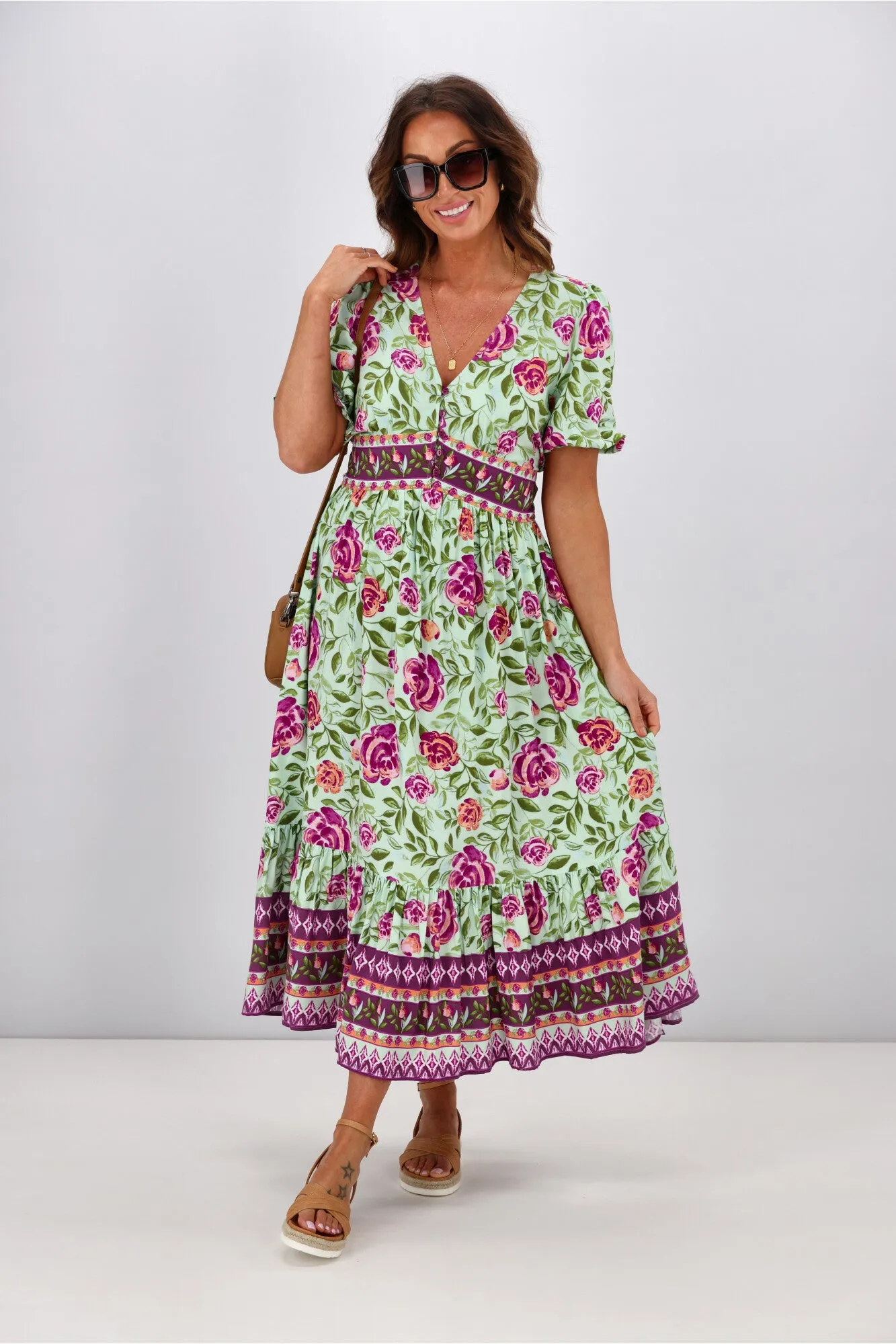 Dreamcatcher Catalina Maxi Dress Multi sold by Shine On product image thumbnail 5