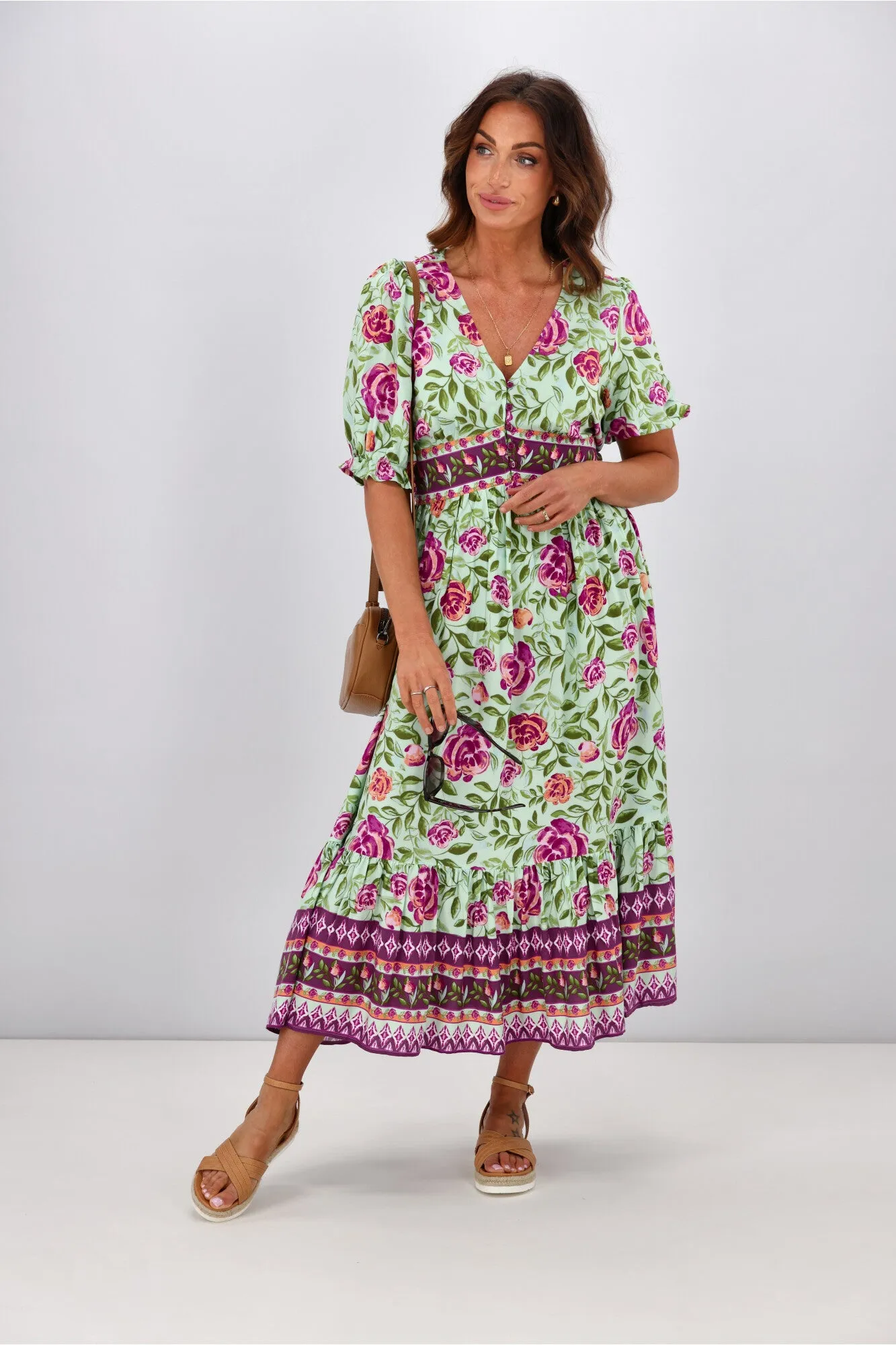 Dreamcatcher Catalina Maxi Dress Multi sold by Shine On